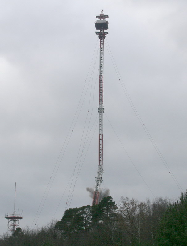 Sprengung des Frohnauer Funkturms