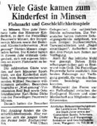 Kinderfest in Minsen (Text)