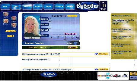 Big Brother Homepage